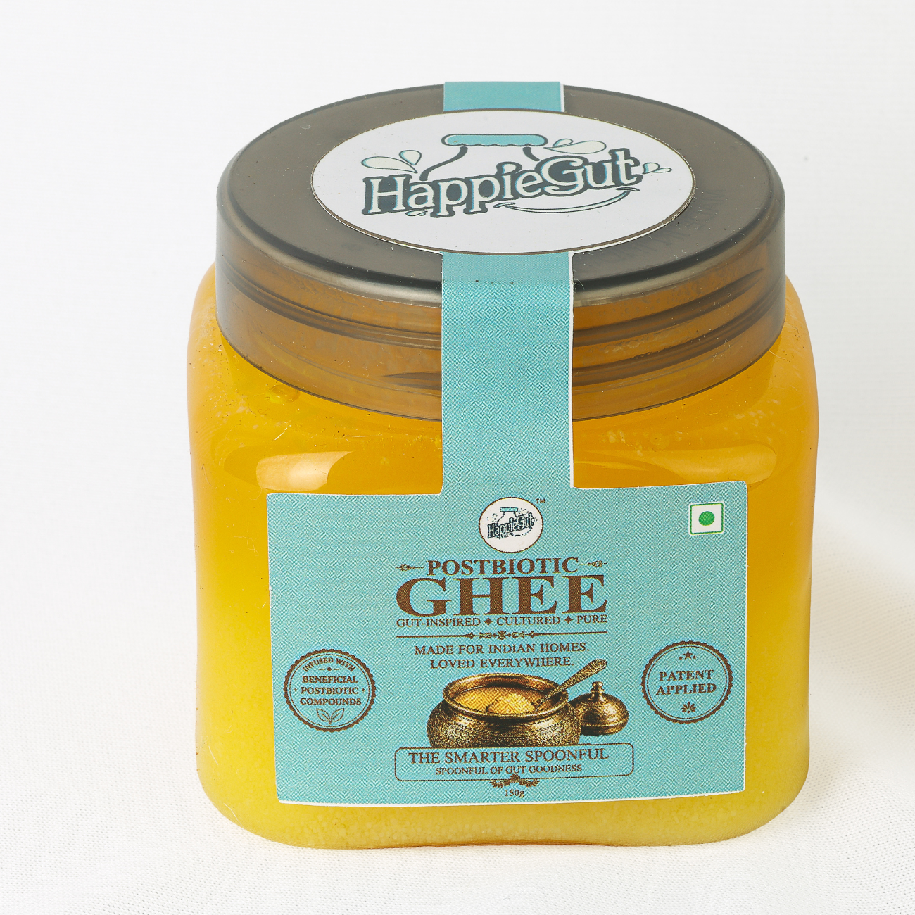 HappieGut Postbiotic Ghee — Traditional Richness, Gut-Inspired Wellness