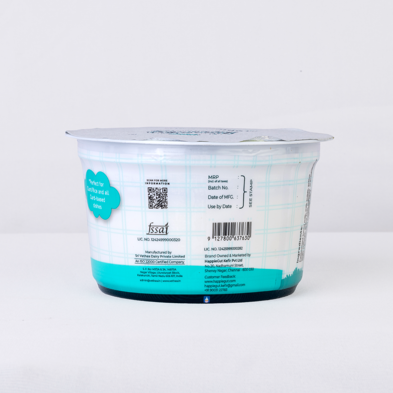Kefir curd plain and smoothy health food also used mixed fruits salad